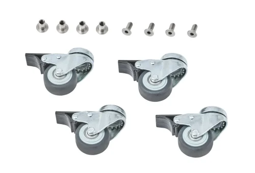 Rollen-Set (4 Stk.), zu Stahlsockel Z, St. verz.