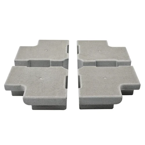 Gewichte-Set zu Rollensockelrahmen M4, 180kg