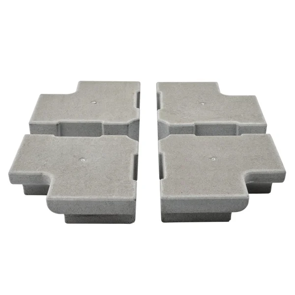 Gewichte-Set zu Rollensockelrahmen M4, 180kg