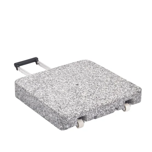 Granitsockel Z, 40kg, 45x45x8cm Naturstein