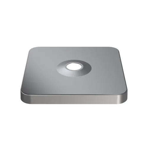 Abdeckung, zu Sockel M4, 120kg - Alu-elox. Look