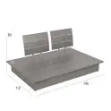 La Villa Lounge Summerfield Edition 2-Sitzer Gartenmöbel-Set – Summerfield Edition