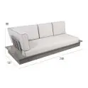 La Villa Lounge MBM 3-Sitzer MBM Gartenmöbel-Set