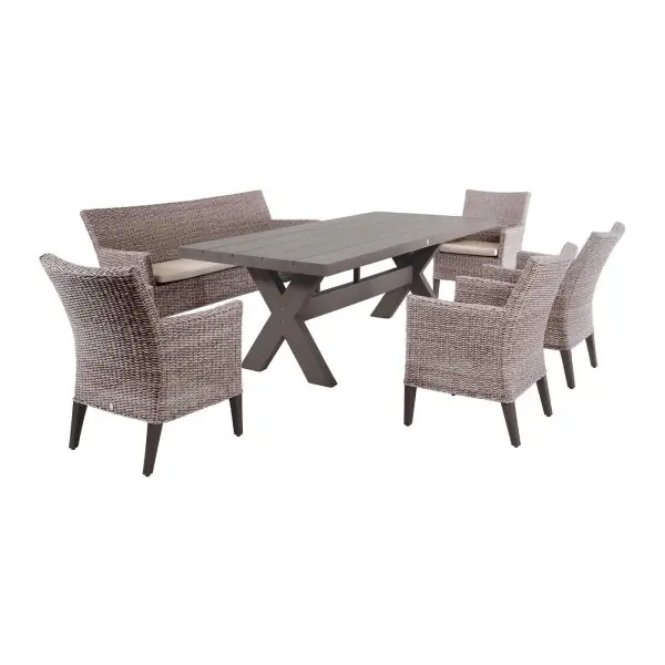 Madrigal Dining MBM inkl. Kissen MBM Gartenmöbel-Set in Twist Oyster