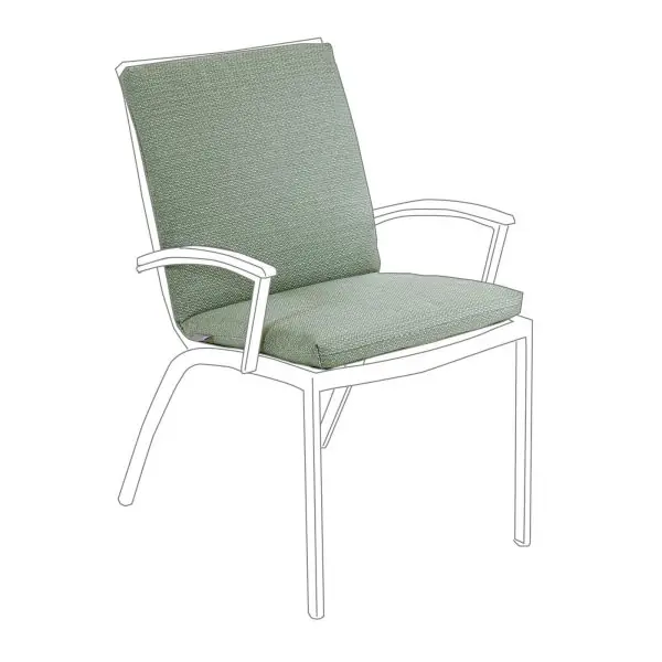 Puro Dining MBM inkl. Kissen MBM Gartenmöbel-Set – Sessel mit Kissen
