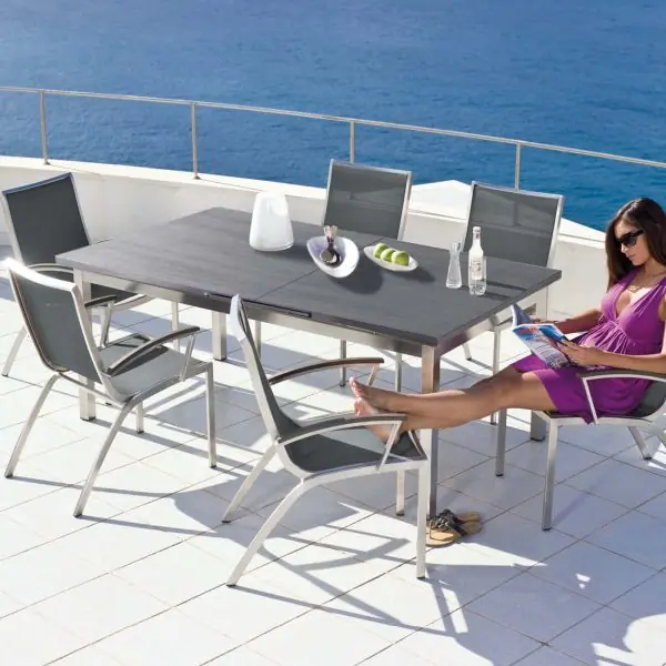 Puro Dining MBM inkl. Kissen MBM Gartenmöbel-Set