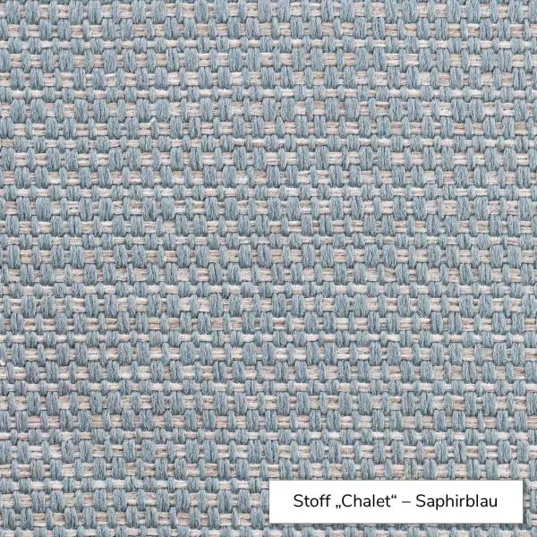 MBM CHALET Kissenstoff – Saphirblau