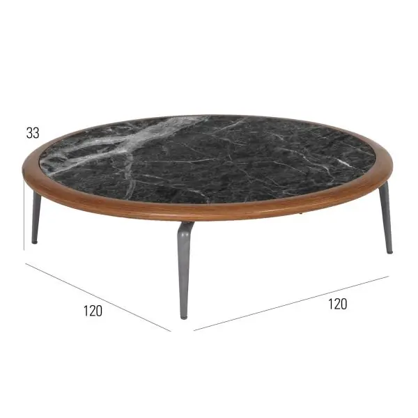 Surf Lounge Summerfield Edition Gartenmöbel-Set – Summerfield Edition – Loungetisch Rund