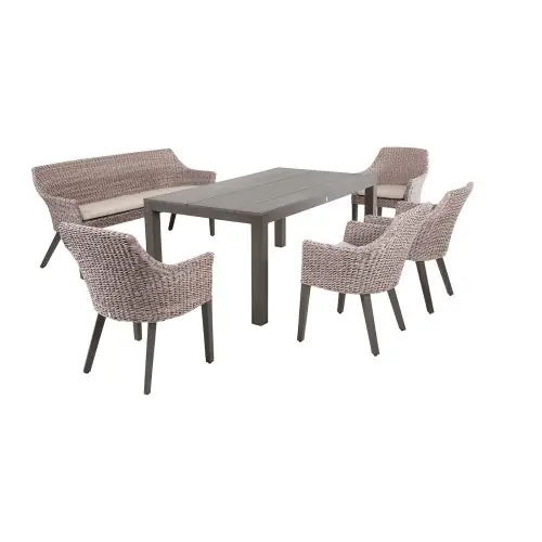 Tortuga Dining MBM inkl. Kissen MBM Gartenmöbel-Set